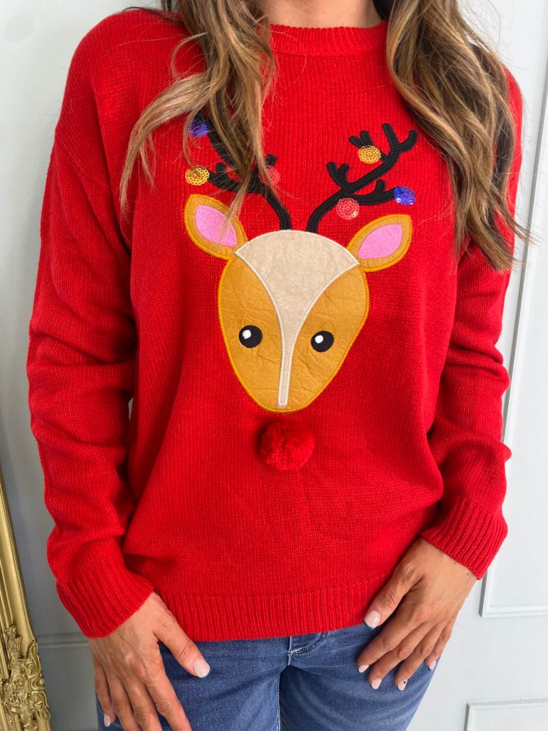 Get Festive with The Alden - Red Rudolph Knit