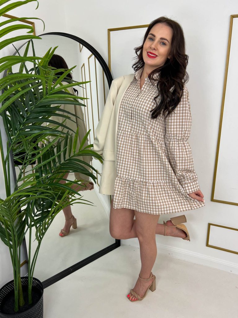 Get the Cute and Stylish Gingham Dress on Sale for £10.00
