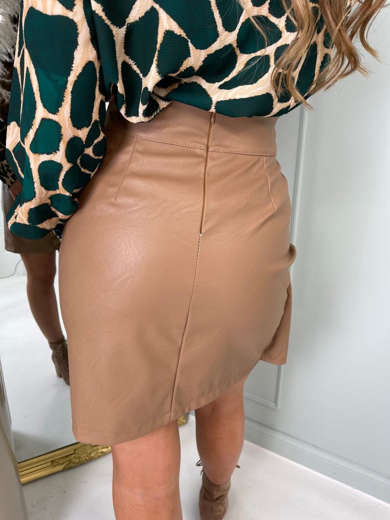 The Kenzie: A Leather Wrap Skirt for Autumn/Winter