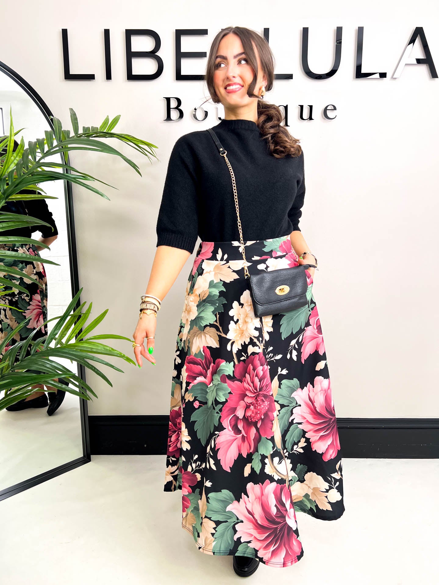 The Mabel Floral Print Skirt Review